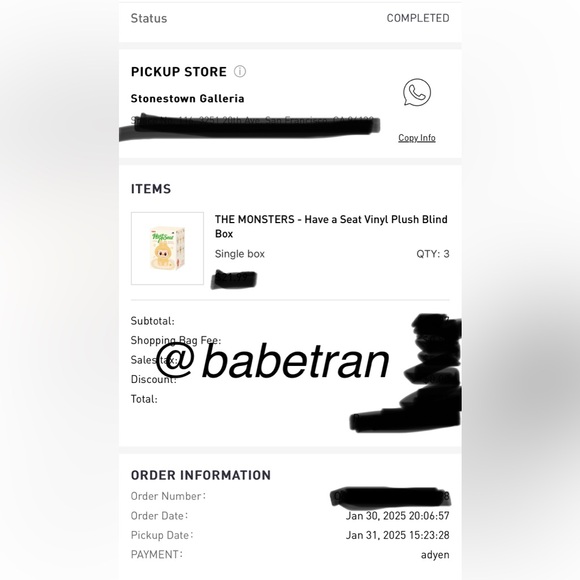 NIB 🩶 (Hehe) Gray- THE MONSTERS- Labubu Have a Seat Vinyl Plush - Picture 6 of 7